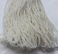 8/0 Charlotte Cut Beads Crystal Matt 10/20/50/250/500 Grams frosted glass beads, jewelry supply, vintage findings, rare material