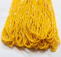 11/0 Hanks Charlotte true Cut Beads Patina Opaque Yellow Aurore Boreale 1/5/25/50/100 Hanks PREMIUM SEED Beads, NATIVE supplies