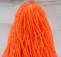 13/0 Hanks Charlotte Cut Beads Neon Orange Linings 1/5/25/50/100 Hanks 1.6mm jewellery rare glass beads, jewelry supply, native supply