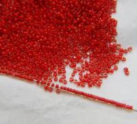 11/0 True cuts Charlotte Beads Honey Red Lined 10/20/50/250/500 Grams PREMIUM SEED BEADS, Native Supply
