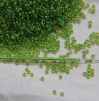 11/0 True cuts Charlotte Beads Honey Neon Green Lined 10/20/50/250/500 Grams PREMIUM SEED BEADS, Native Supply