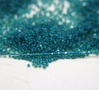 11/0 True cuts Charlotte Beads Light Green Blue Lined 10/20/50/250/500 Grams PREMIUM SEED BEADS, Native Supply