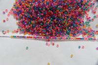 11/0 True cuts Charlotte Beads Multi Neon Beads 10/20/50/250/500 Grams PREMIUM SEED BEADS, Native Supply