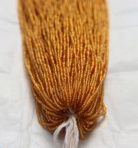 11/0 Czech Seed Bead Transparent Topaz 1/5/25/50/100 Full hanks Preciosa Ornella loose beads, mix beads, embroidery materials, craft supply