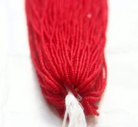 11/0 Czech Seed Bead MATT Light Ruby 1/5/25 Full hanks Preciosa Ornella loose beads, mix beads, embroidery materials, craft supplies