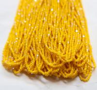 11/0 Charlotte Cut Beads Patina Opaque Yellow Aurore Boreale 10/20/50/250/500 Grams PREMIUM MATERIALS