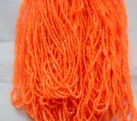 13/0 Hanks Charlotte Cut Beads Neon Orange Linings 1/5/25/50/100 Hanks 1.6mm jewellery rare glass beads, jewelry supply, native supply