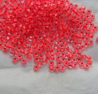 6/0 Charlotte Cut Beads in Neon Linings (14 Colors) 10/20/50/250/500 Grams frosted glass beads, jewelry supply, vintage findings, craft