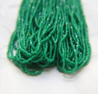 11/0 Hanks Charlotte Cut Beads Opal Green 1/5/25/50/100 Hanks 2.0mm jewellery rare glass beads, jewelry supply, findings, Native supply