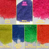 11/0 Charlotte true Cut Beads MATT Neon Linings (7 Colors) 10/20/50/250/500 Grams Premium Seed Beads, Rare Beads, Native Supply