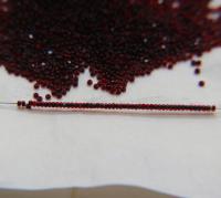 11/0 True cuts Charlotte Beads Red Jet Lined 10/20/50/250/500 Grams PREMIUM SEED BEADS, Native Supply