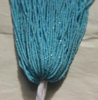 13/0 Hanks Charlotte Cut Beads 63000 Powder Turquoise 1/5/25/50/100 Hanks 1.6mm glass beads, jewelry supply, findings, craft supply, rare