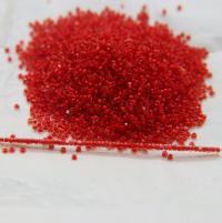 11/0 True cuts Charlotte Beads Honey Red Lined 10/20/50/250/500 Grams PREMIUM SEED BEADS, Native Supply
