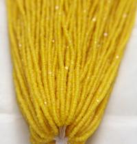 11/0 Hanks Charlotte Cut Beads Matt Yellow 1/5/25/50/100 Hanks 2.0mm jewellery rare glass beads, jewelry supply, findings, craft supply