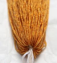 11/0 Czech Seed Bead Transparent Topaz 1/5/25/50/100 Full hanks Preciosa Ornella loose beads, mix beads, embroidery materials, craft supply