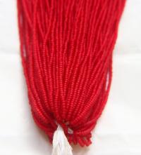11/0 Czech Seed Bead MATT Light Ruby 1/5/25 Full hanks Preciosa Ornella loose beads, mix beads, embroidery materials, craft supplies