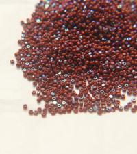11/0 Charlotte Cut Beads Patina Burnt Rust Opaque Aurore Boreale 10/20/50/250/500 Grams PREMIUM MATERIALS