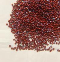 11/0 Charlotte Cut Beads Patina Burnt Rust Opaque Aurore Boreale 10/20/50/250/500 Grams PREMIUM MATERIALS