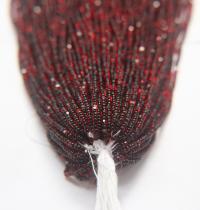 11/0 True cuts Charlotte Beads Red Jet Lined 10/20/50/250/500 Grams PREMIUM SEED BEADS, Native Supply