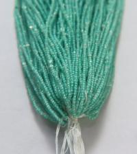 13/0 Hanks Charlotte True Cut Beads Crystal Mint Lining 1/5/25/50/100 Hanks 1.6mm jewellery rare glass beads, jewelry supply, native supply