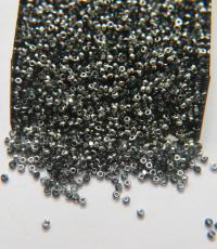 11/0 Charlotte true Cut Beads Patina Transparent Black Diamond Silver 10/20/50/250/500 Grams vintage findings, embroidery materials, craft