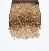 11/0 Charlotte true Cut Beads Patina Cream Lined Golden Honey 10/20/50/250/500 Grams 1300 Pieces loose beads, embroidery, native supply