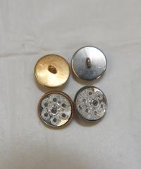 12/14mm Round Vintage Swarovski Stud Buttons Crystal Button Beads & Jewelry Supplies for Jewelry Making