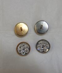 12/14mm Round Vintage Swarovski Stud Buttons Crystal Button Beads & Jewelry Supplies for Jewelry Making