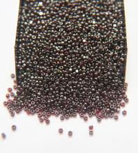 11/0 Charlotte Cut Beads Ionized Light Siam Transparent 10/20/50/250/500 Grams