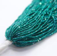 11/0 Hanks Charlotte Cut Beads Patina Transparent Teal Green Aurore Boreale 1/5/25/50/100 Hanks PREMIUM SEED BEADS