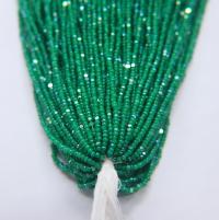 11/0 Hanks Charlotte Cut Beads Patina Opal Green Aurore Boreale 1/5/25/50/100 Hanks PREMIUM SEED BEADS, Native Supplie