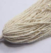 11/0 Hanks Charlotte Cut Beads Patina Opaque Chalk White Aurore Boreale 1/5/25/50/100 Hanks PREMIUM SEED BEADS, Native Supplies