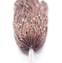 11/0 Hanks Charlotte Cut Beads Ionized Light Red Opaque 1/5/25/50/100 Hanks PREMIUM SEED BEADS, Native Supplies