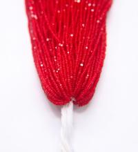 11/0 Hanks Charlotte Cut Beads MATT Light Ruby 1/5/25/50/100 Hanks 2.0mm glass beads, jewelry supply, findings, Native supply