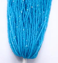 11/0 Hanks Charlotte Cut Beads Matt Medium Dark Aqua 1/5/25/50/100 Hanks 2.0mm glass beads, jewelry supply, findings, Native supply