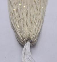 13/0 Hanks Charlotte Cut Beads Patina Chalk White Aurore Boreale 1/5/25/50/100 Hanks 1.6mm glass beads, jewelry supply, craft supply