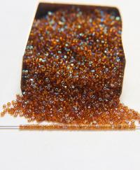 13/0 Charlotte Cut Beads Patina Topaz Aurore Boreale 5/10/20/50/250/500 Grams PREMIUM MATERIALS