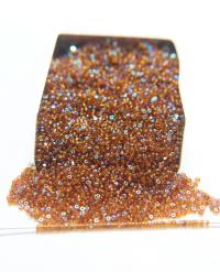 13/0 Charlotte Cut Beads Patina Topaz Aurore Boreale 5/10/20/50/250/500 Grams PREMIUM MATERIALS