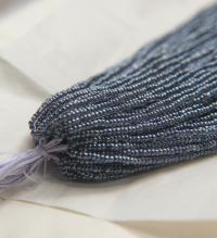 11/0 Czech Seed Bead Czech Seed Bead, Black Lined Crystal Luster 1/5/25 Full hanks Preciosa Ornella loose beads, mix beads, embroidery