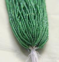 11/0 Czech Seed Bead Czech Seed Bead, Green Luster 1/5/25/50/100 Full hanks Preciosa Ornella loose beads, mix beads, embroidery