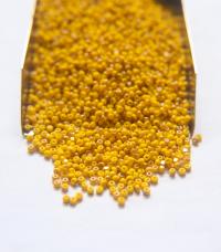 11/0 Charlotte True Cuts Beads Opaque Yellow Golden Honey 10/20/50/250/500 Grams PREMIUM MATERIALS