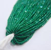 11/0 Hanks Charlotte Cut Beads Patina Opal Green Aurore Boreale 1/5/25/50/100 Hanks PREMIUM SEED BEADS, Native Supplie