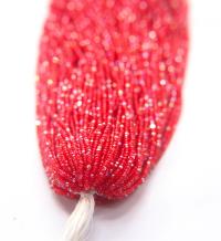 11/0 Hanks Charlotte Cut Beads Patina Transparent Light Siam Aurore Boreale 1/5/25/50/100 Hanks PREMIUM SEED BEADS, Native Supplies
