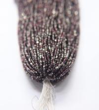 11/0 Hanks Charlotte Cut Beads Patina Transparent Amethyst Silver 1/5/25/50/100 Hanks PREMIUM SEED BEADS, Native Supplies