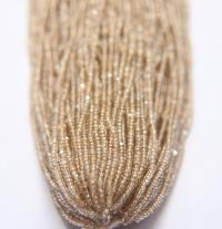 11/0 Hanks Charlotte Cut Beads Crystal Golden Honey 1/5/25/50/100 Hanks PREMIUM SEED BEADS, Native Supplies