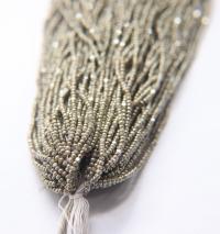 11/0 Hanks Charlotte Cut Beads Patina Opaque Ionized Pearl 1/5/25/50/100 Hanks PREMIUM SEED BEADS, Native Supplies