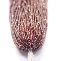 11/0 Hanks Charlotte Cut Beads Ionized Light Red Opaque 1/5/25/50/100 Hanks PREMIUM SEED BEADS, Native Supplies