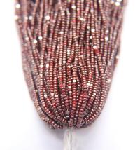 11/0 Hanks Charlotte Cut Beads Ionized Light Red Opaque 1/5/25/50/100 Hanks PREMIUM SEED BEADS, Native Supplies
