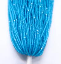 11/0 Hanks Charlotte Cut Beads Matt Medium Dark Aqua 1/5/25/50/100 Hanks 2.0mm glass beads, jewelry supply, findings, Native supply