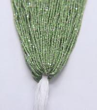13/0 Hanks Charlotte Cut Beads Patina Opaque Light Green Silver 1/5/25/50/100 Hanks 1.6mm glass beads, jewelry supply, craft supply